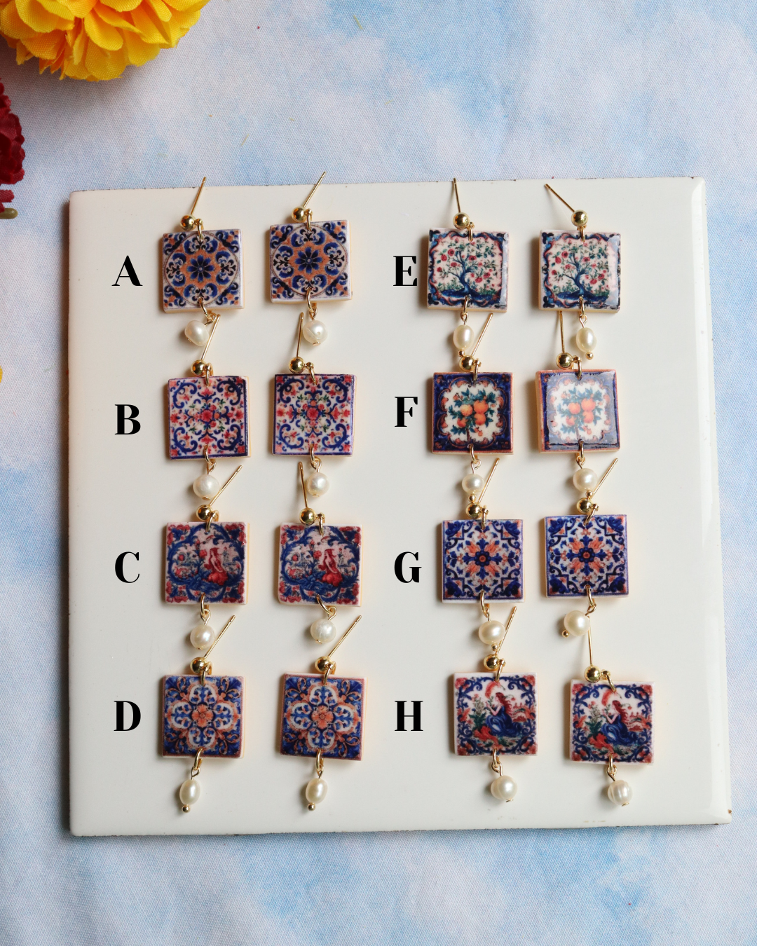 Amalfi Arabesque Dangles (Multiple Designs)