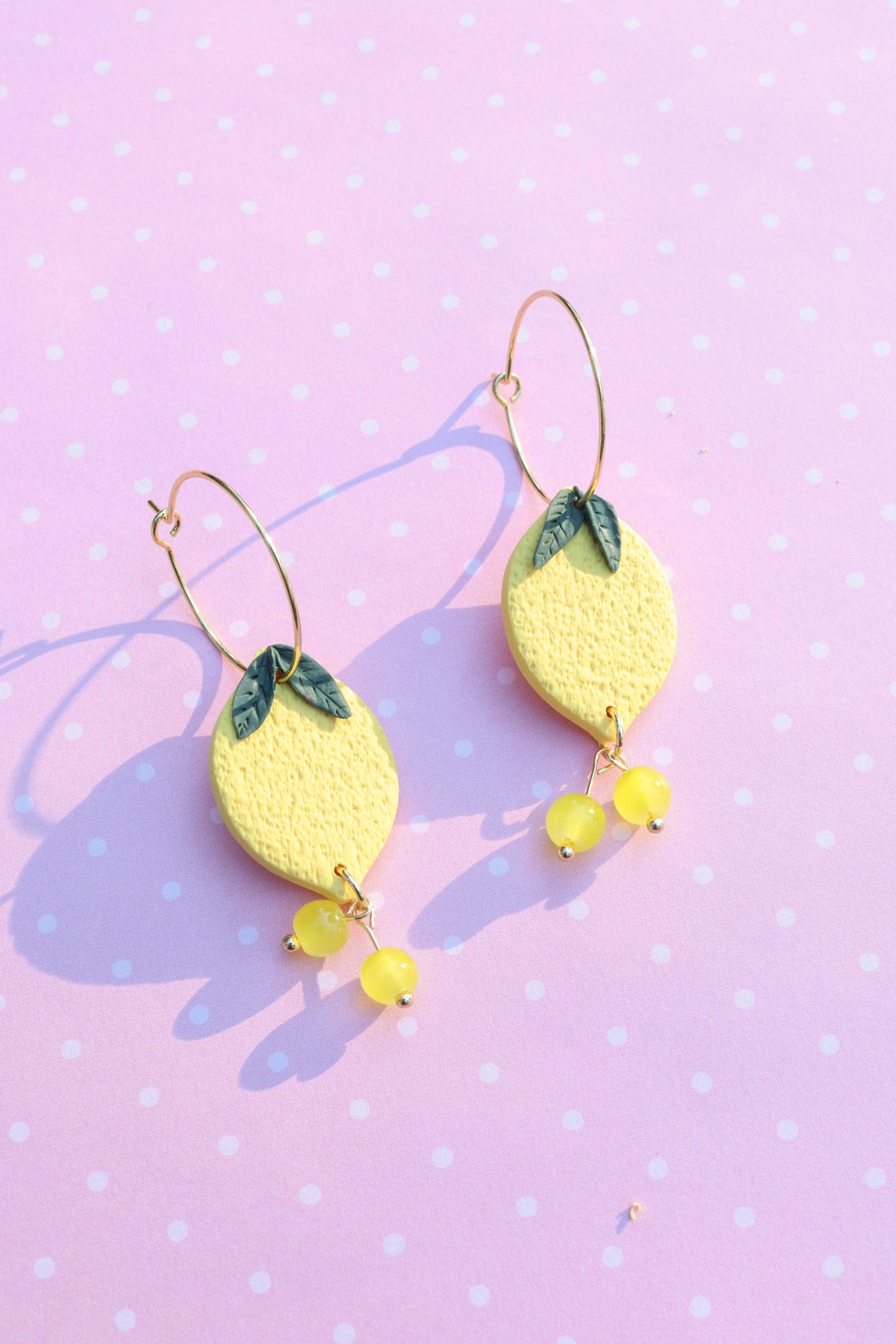 Lemon Drop Hoops