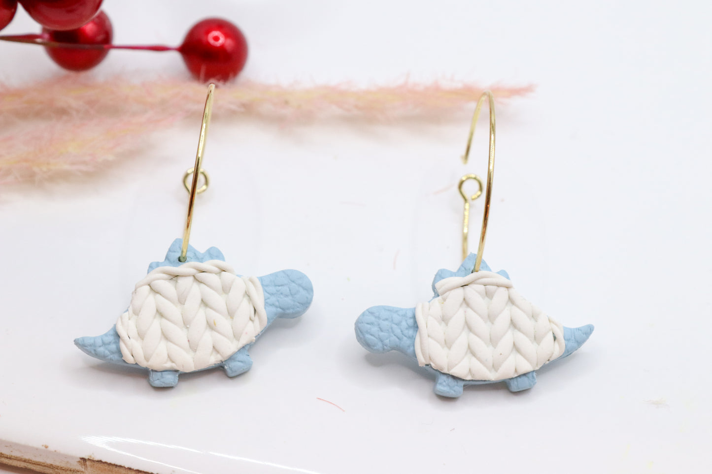 Cozy Stegosaurus Hoops