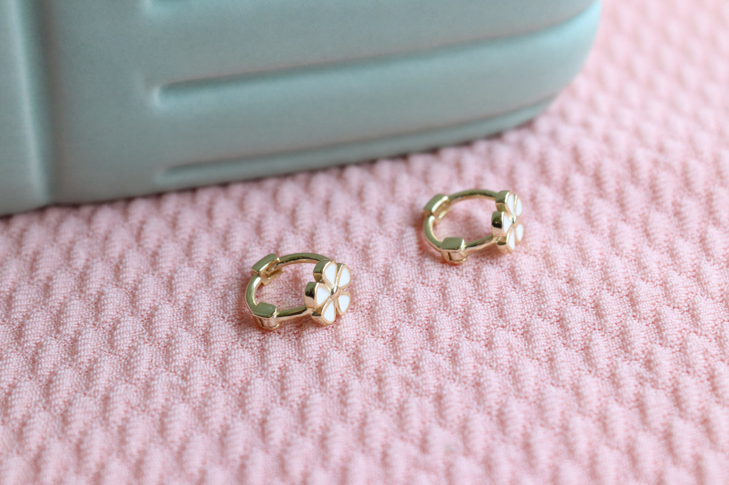Little Daisy Gold Vermeil Hoops