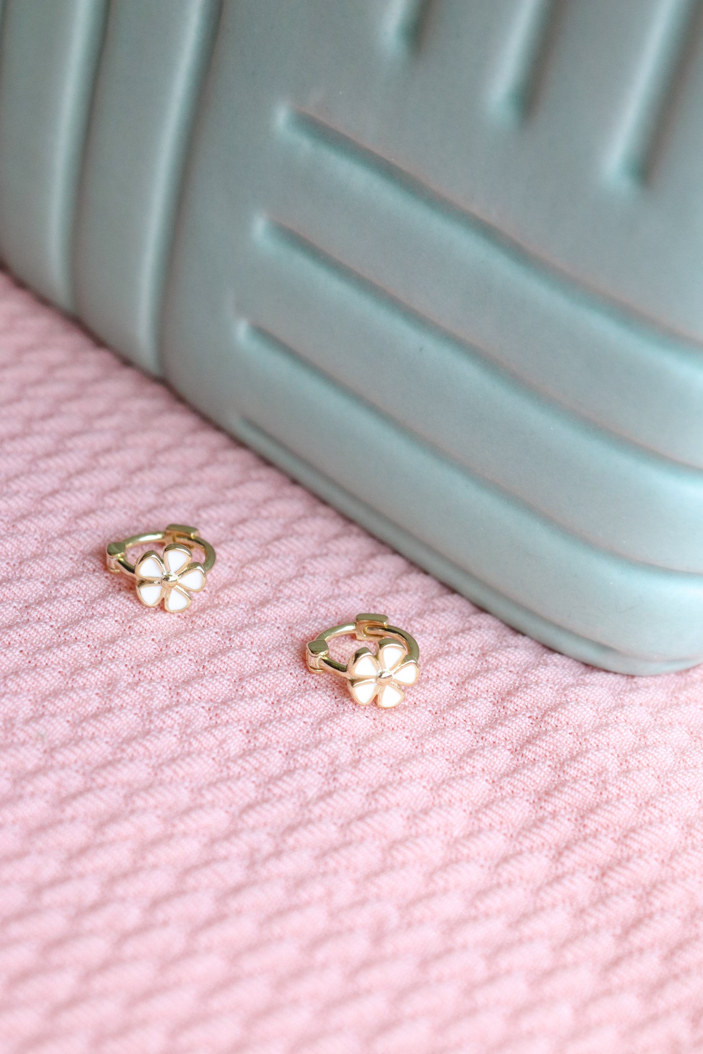 Little Daisy Gold Vermeil Hoops