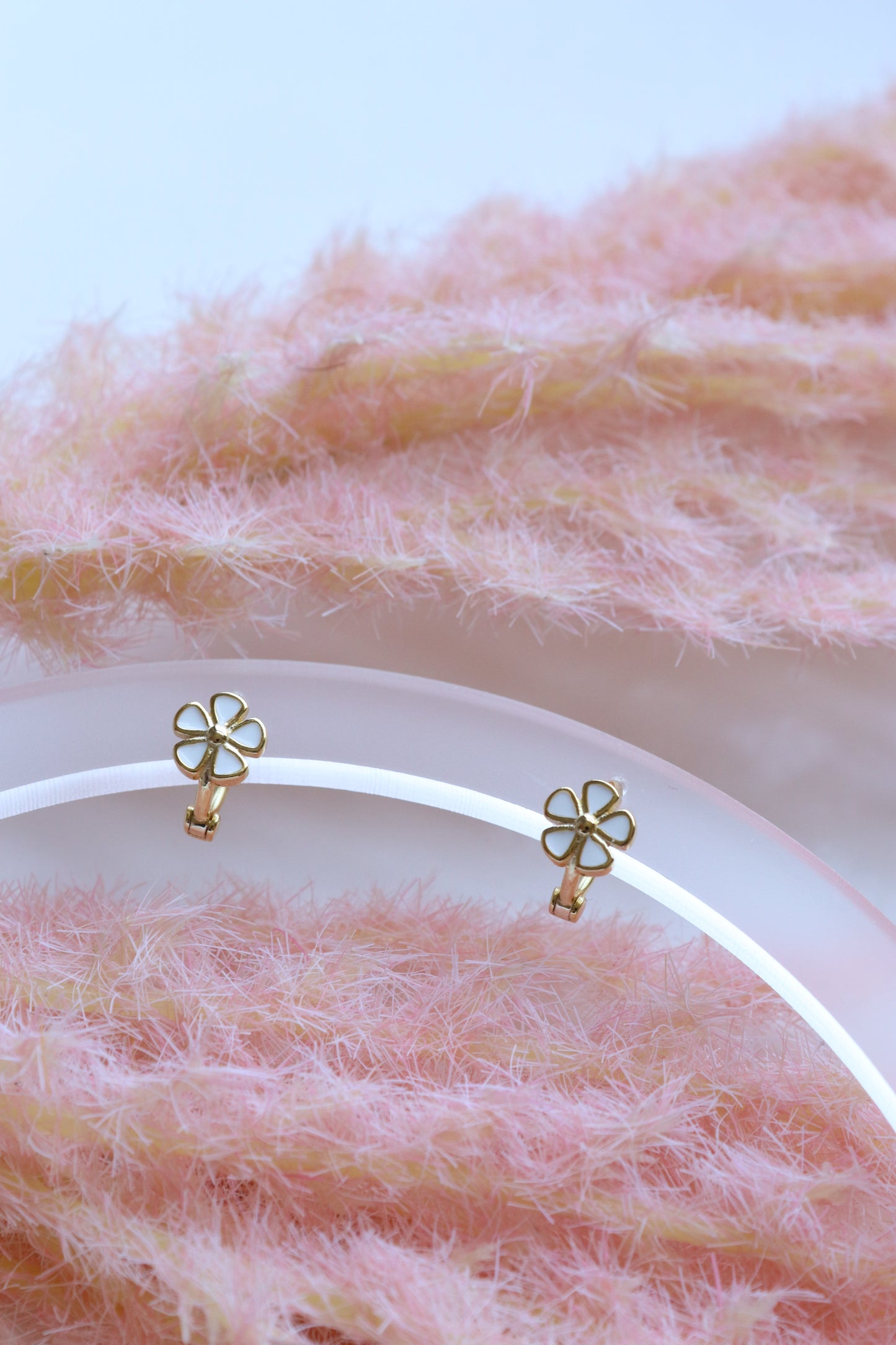 Little Daisy Gold Vermeil Hoops