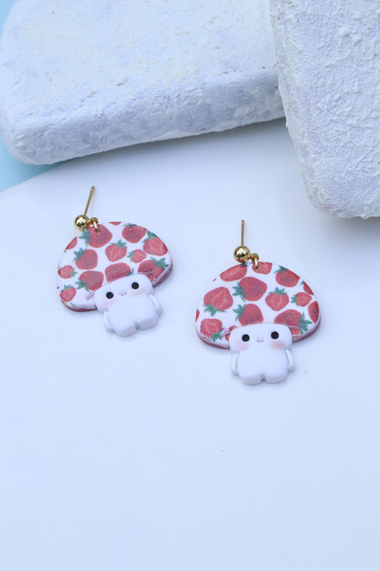 *Strawberry Fields Mushie Dangles