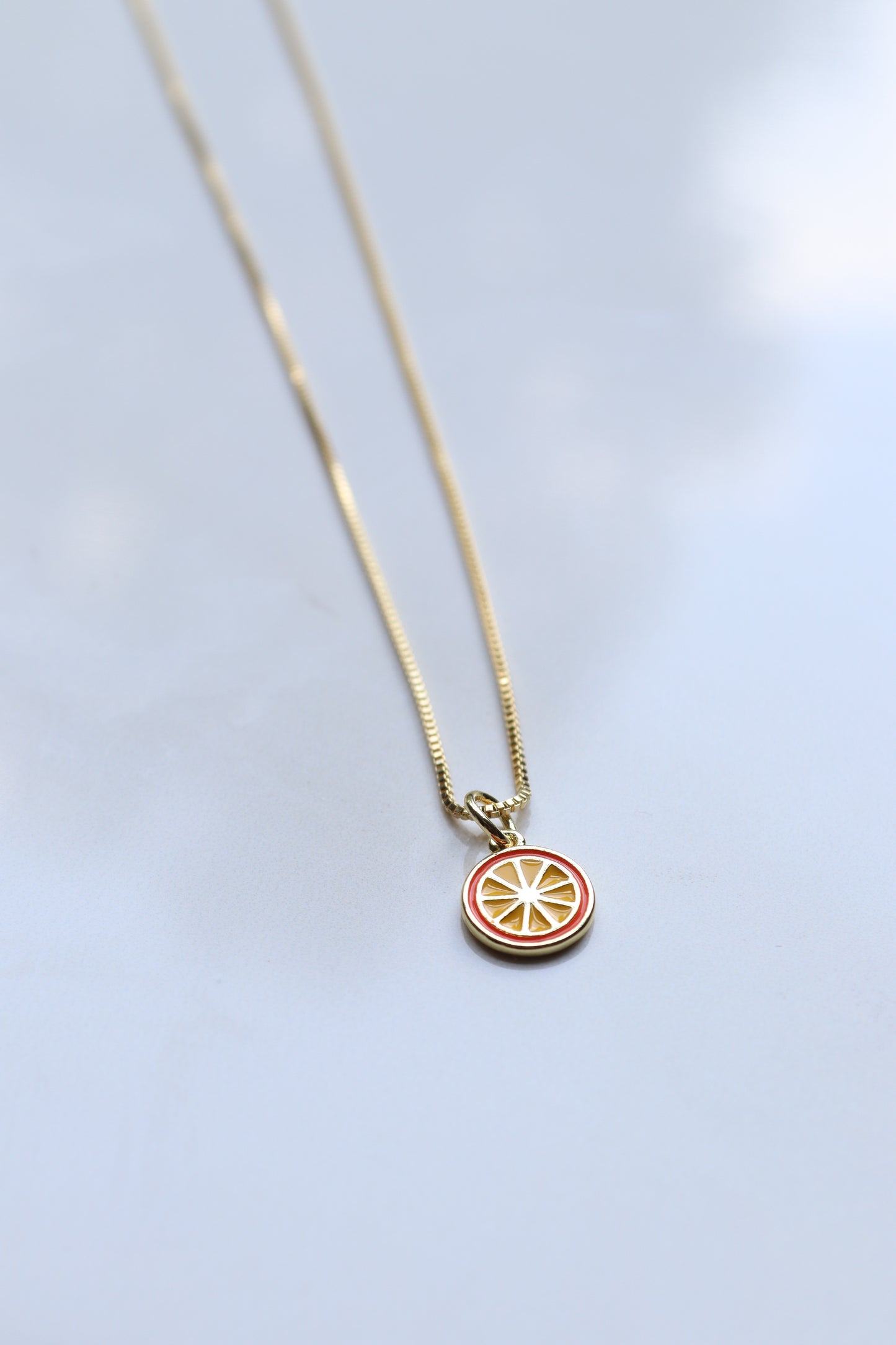 Orange Squeeze Gold-Filled Necklace