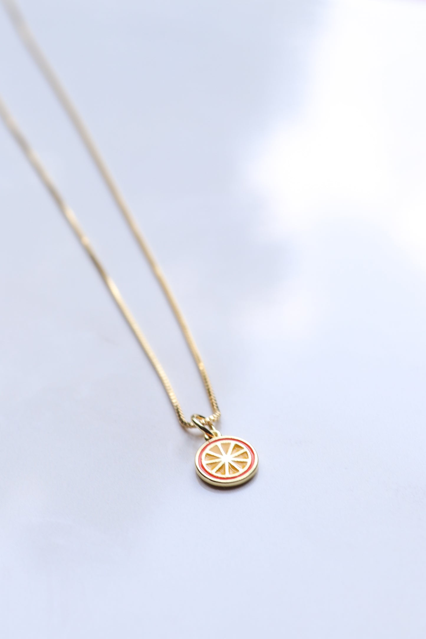 Orange Squeeze Gold-Filled Necklace