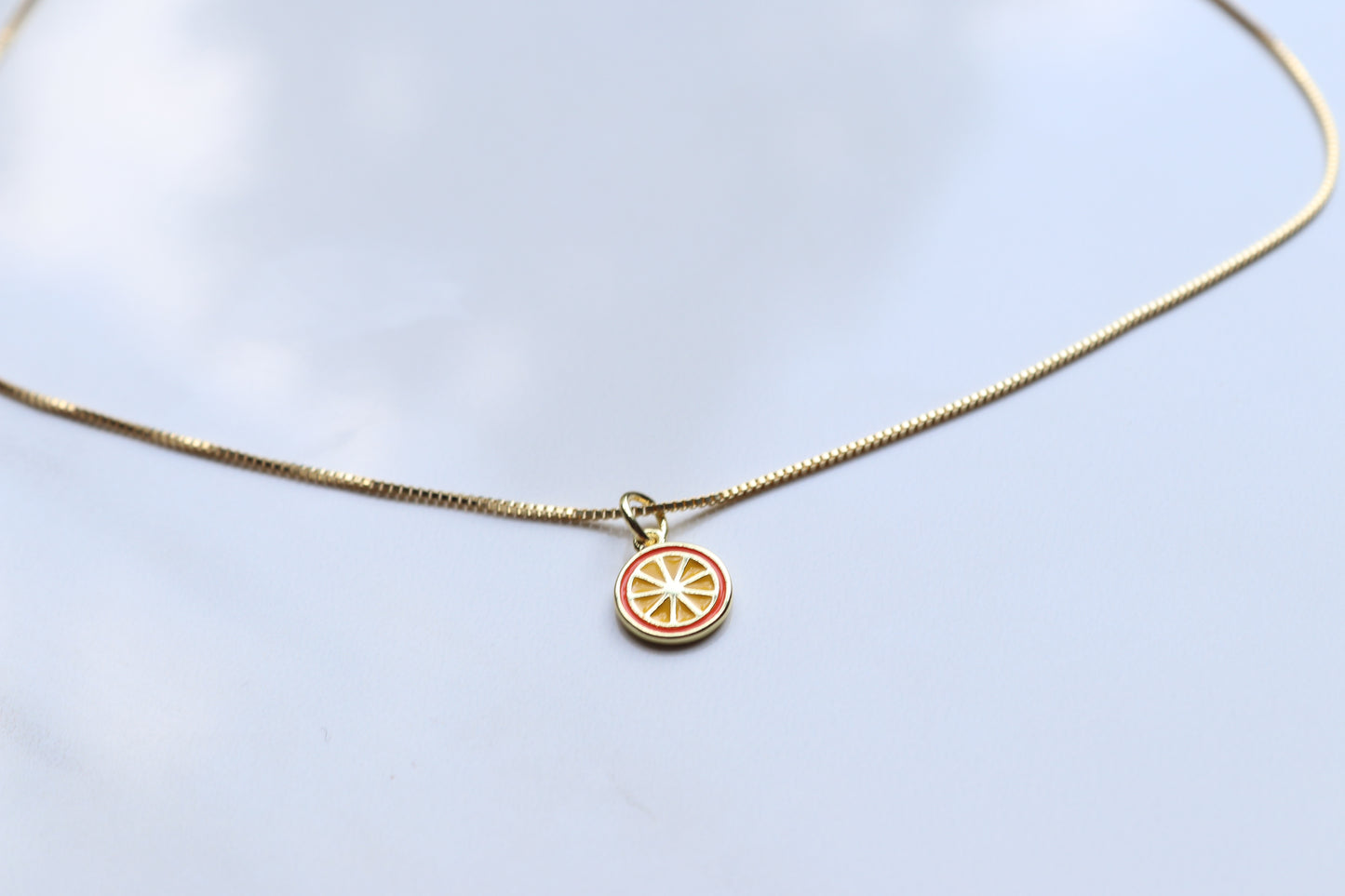 Orange Squeeze Gold-Filled Necklace