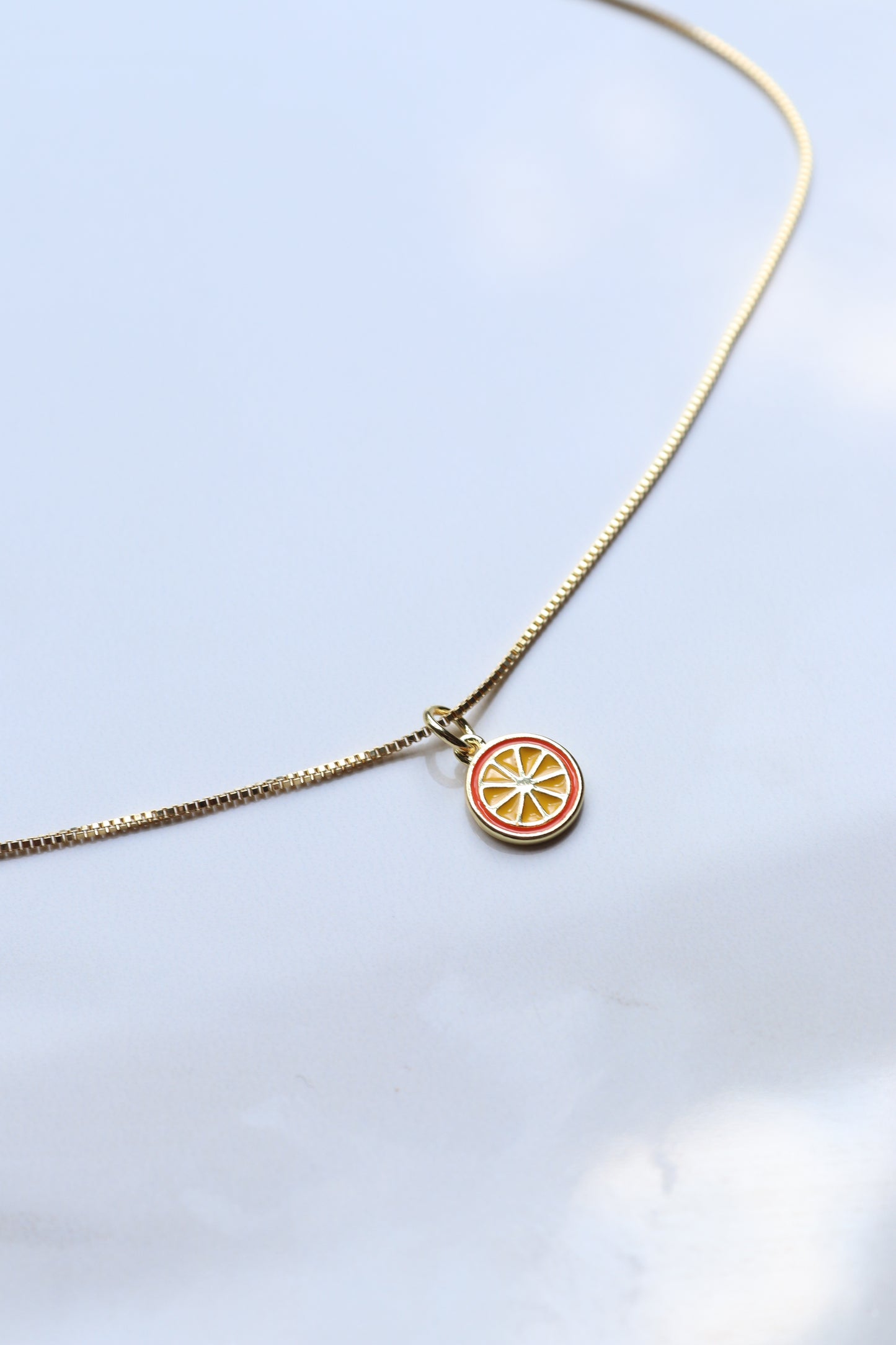 Orange Squeeze Gold-Filled Necklace