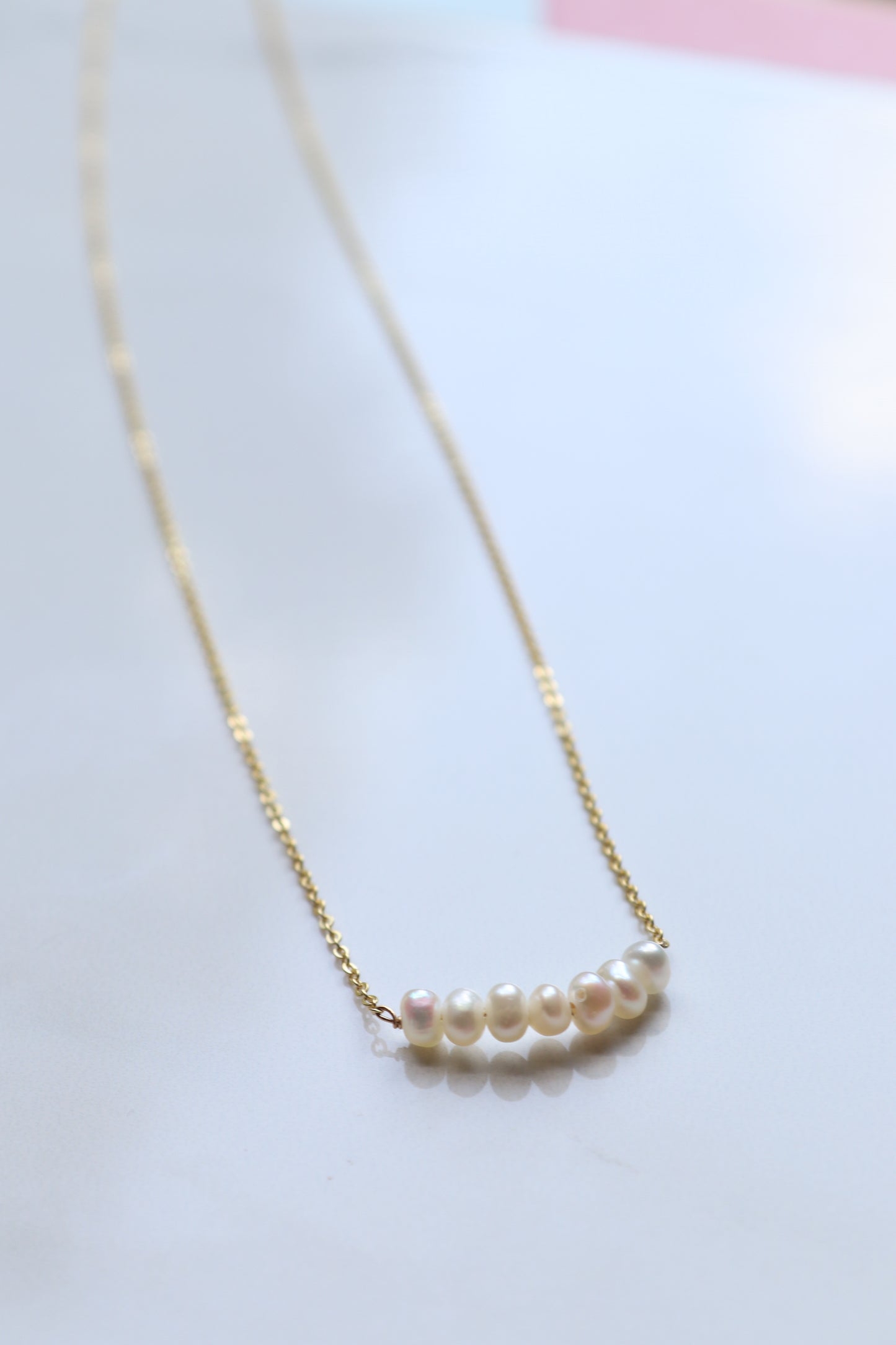 Amalfi Pearl Gold Vermeil Necklace