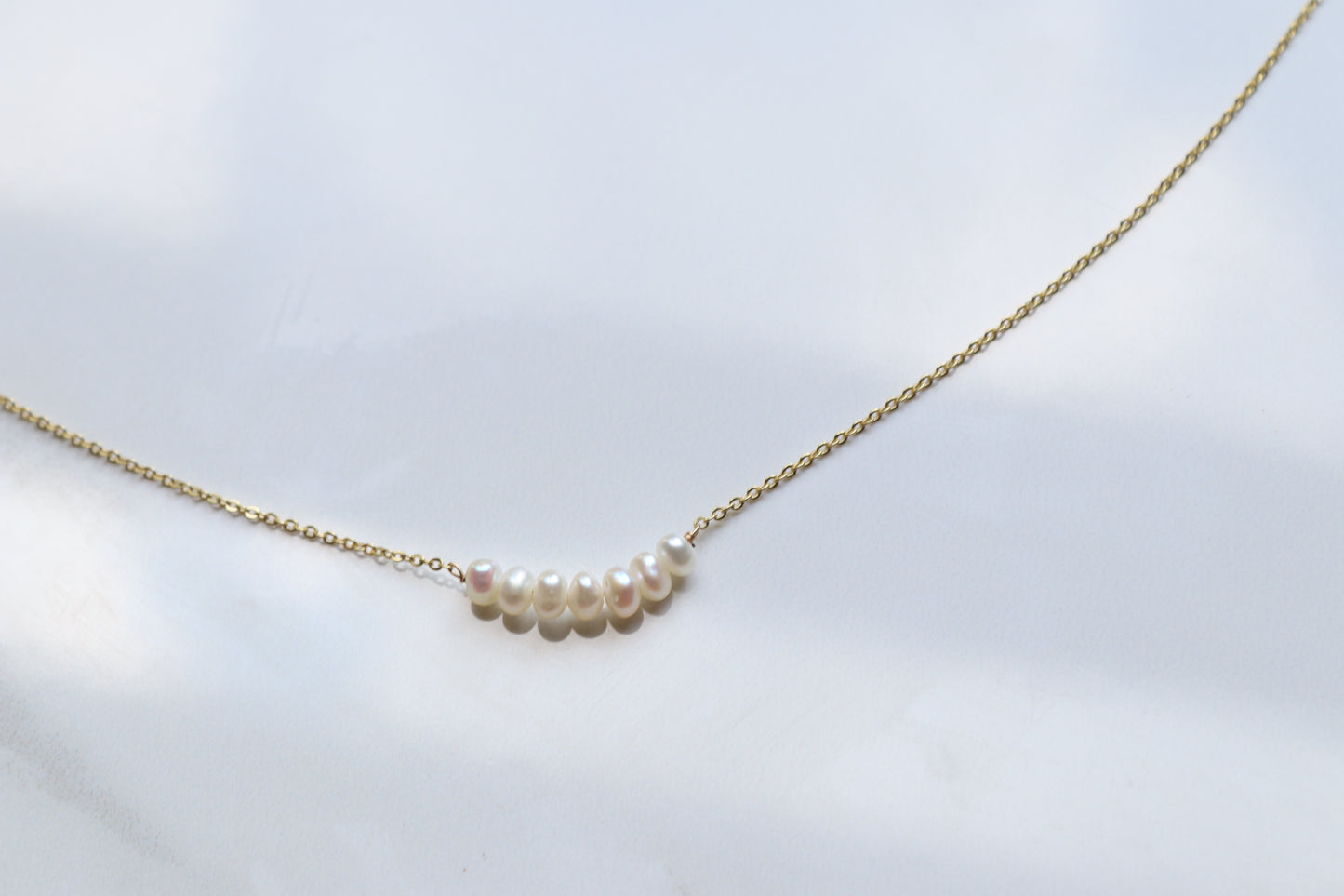 Amalfi Pearl Gold Vermeil Necklace