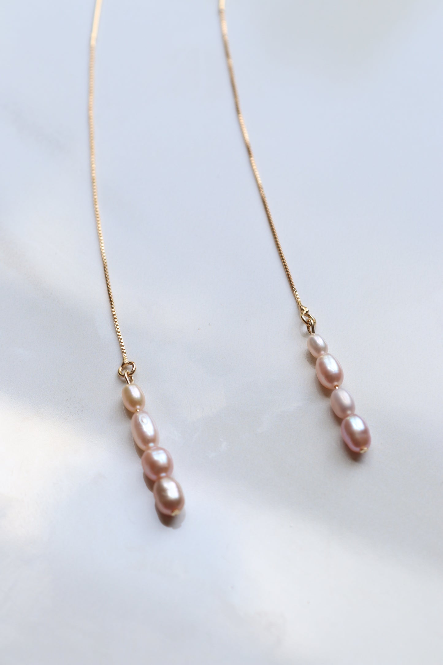 Freshwater Pearl Threader Earrings