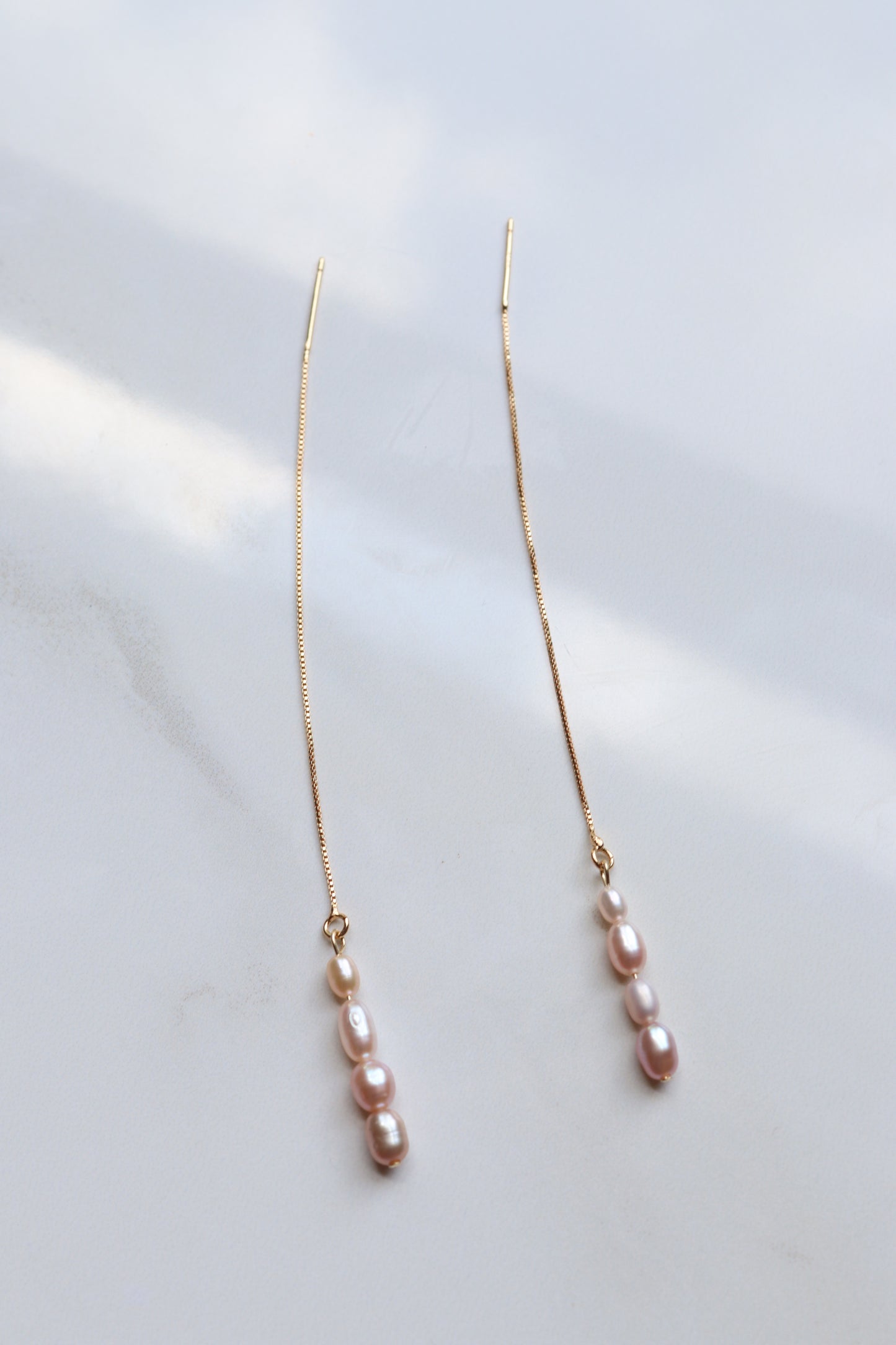 Freshwater Pearl Threader Earrings