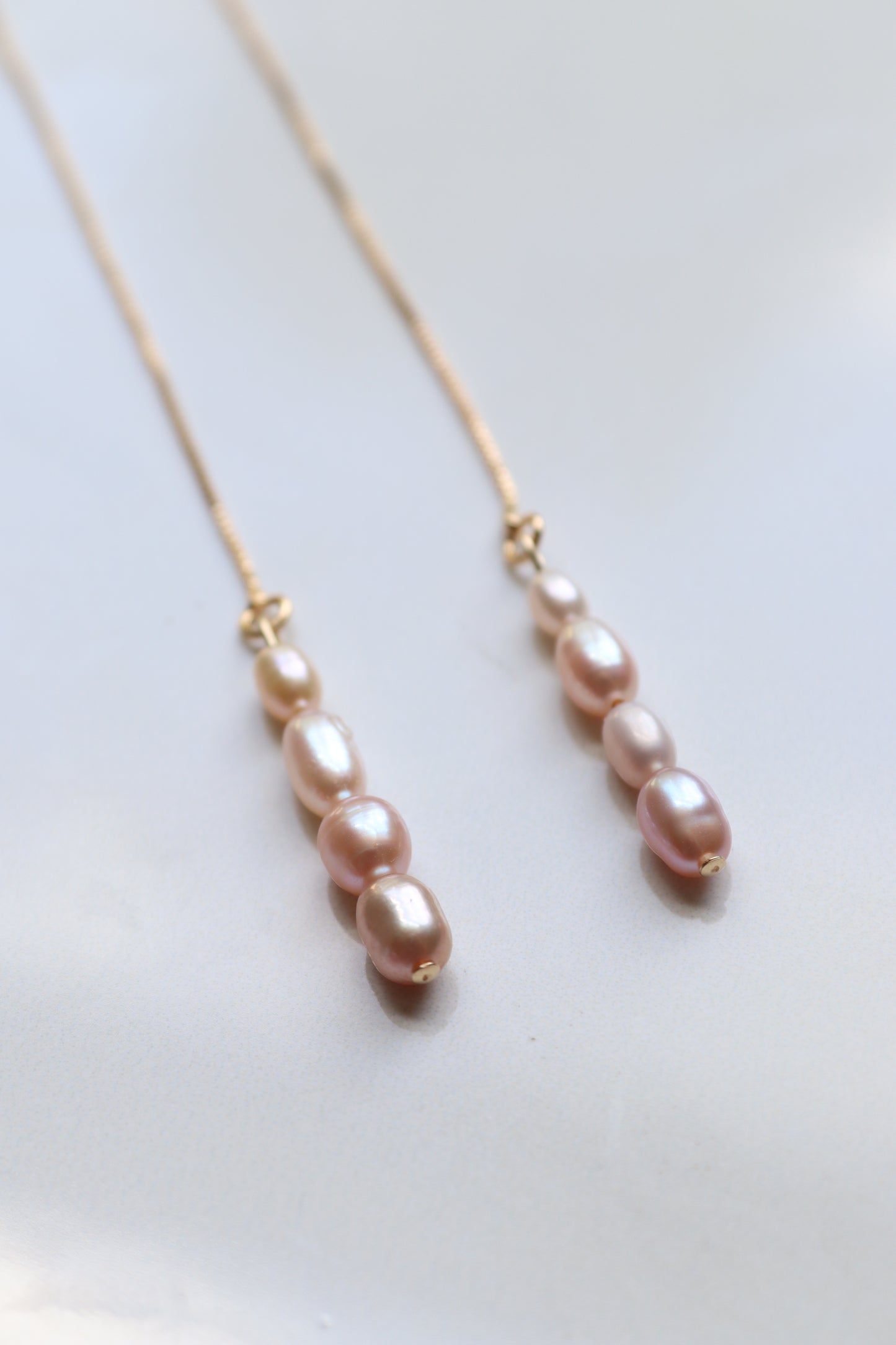 Freshwater Pearl Threader Earrings