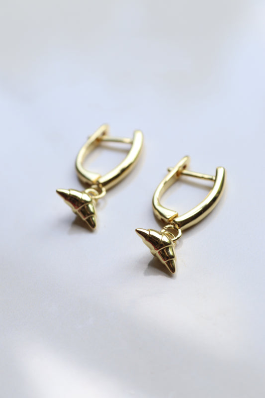 Le Croissant Gold-Filled Earrings