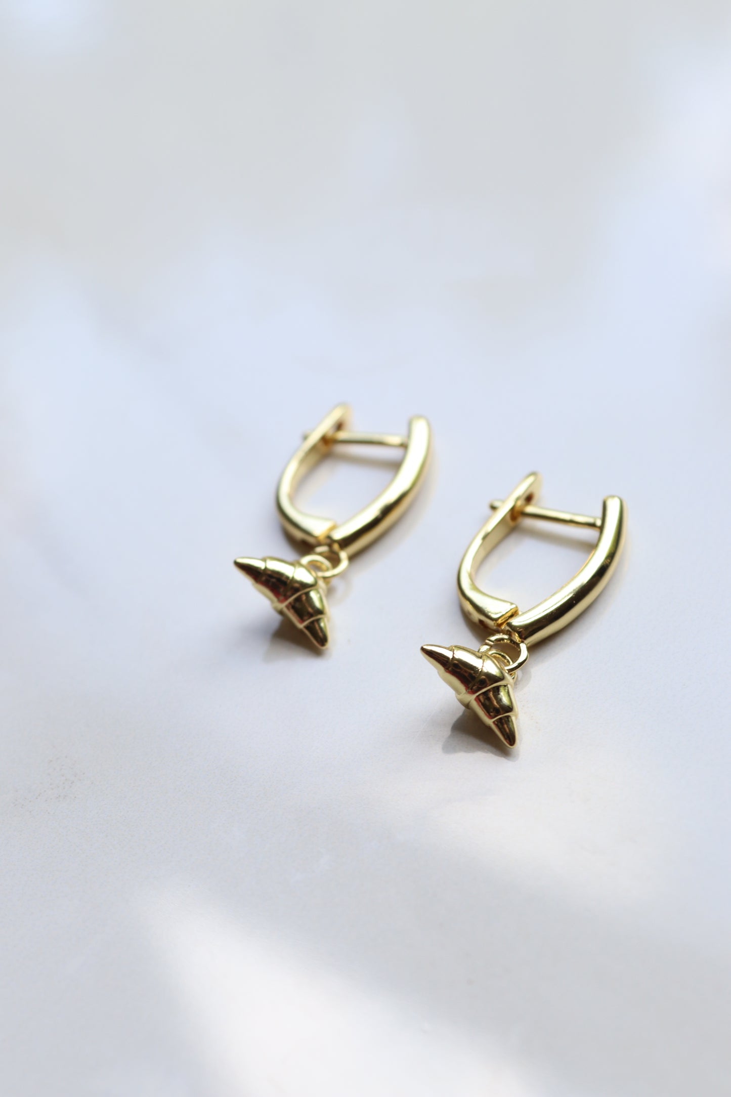 Le Croissant Gold-Filled Earrings