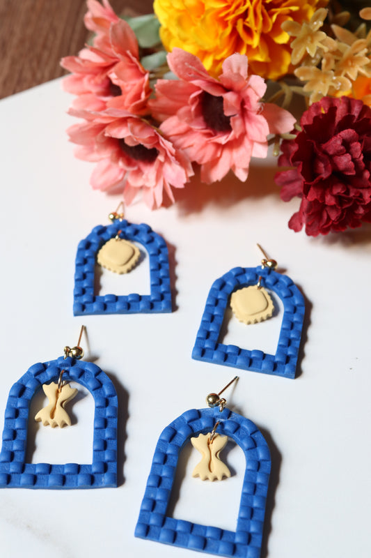 Al Dente Checkered Dangles