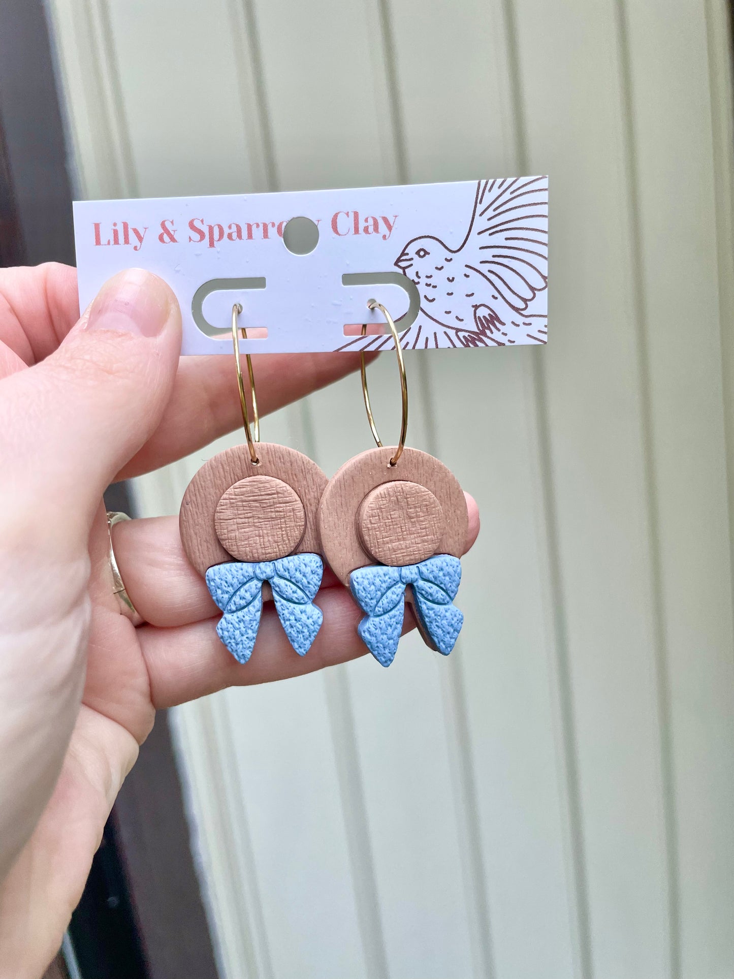 Boho Straw Hat Earrings
