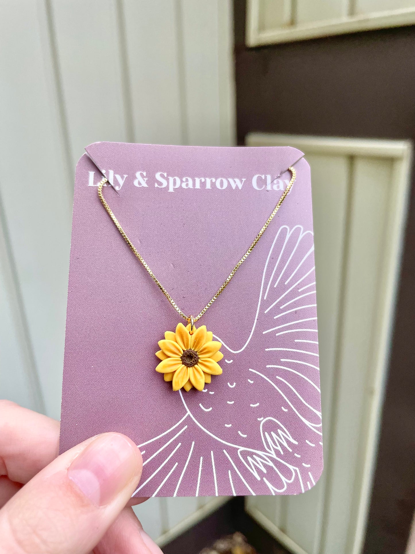 Sunflower Necklace