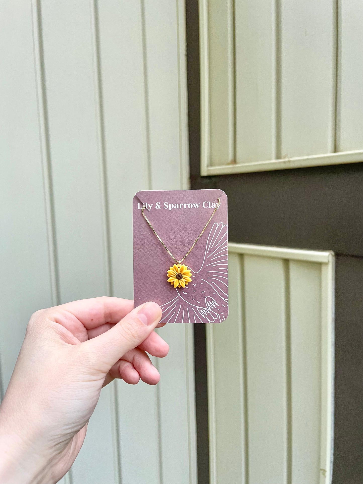 Sunflower Necklace