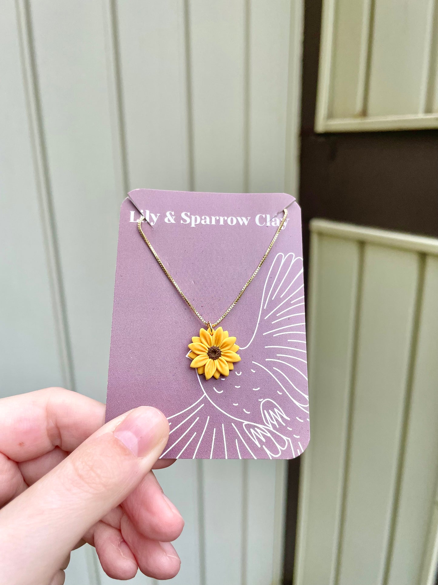 Sunflower Necklace