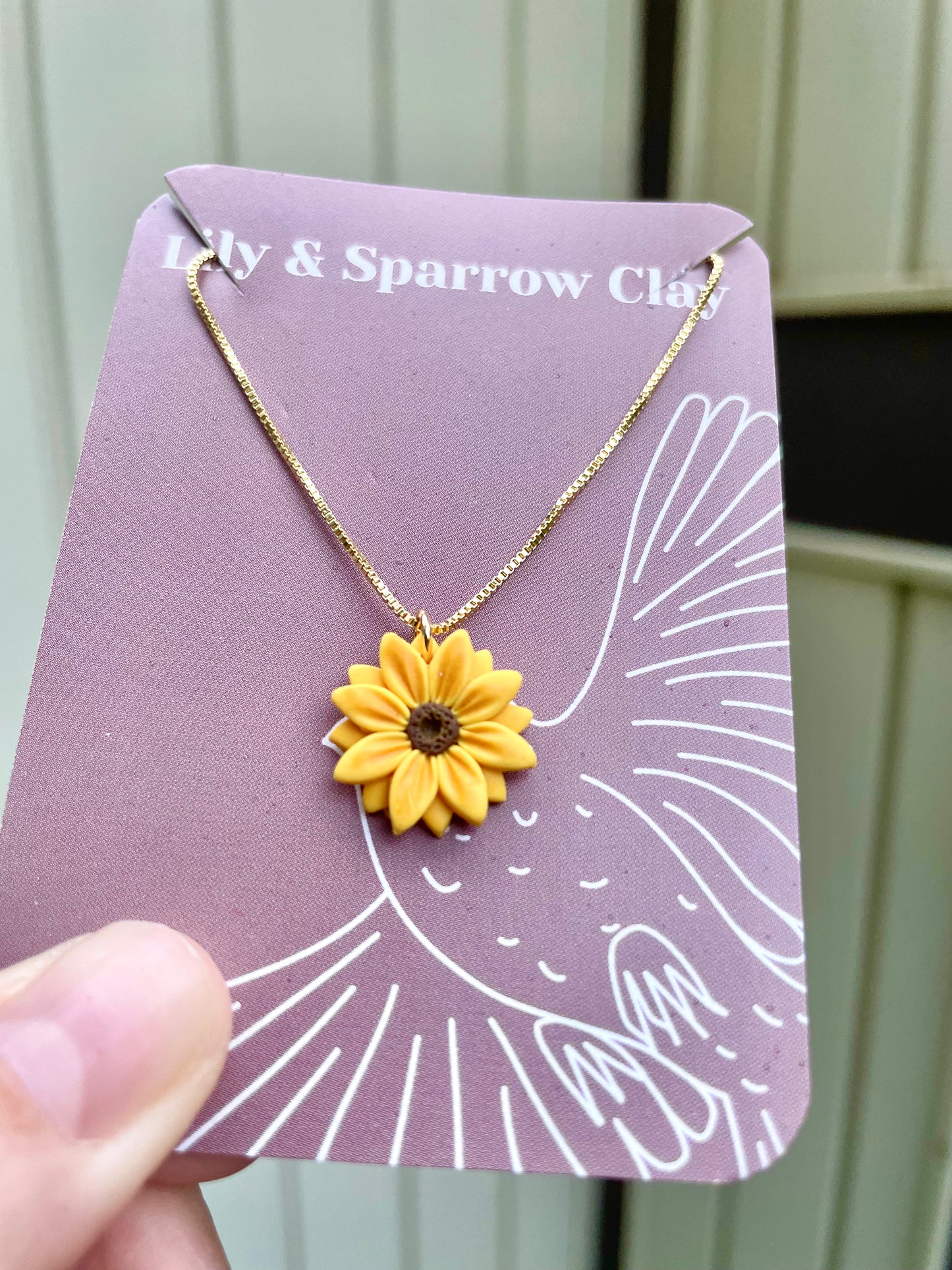 Sunflower Necklace