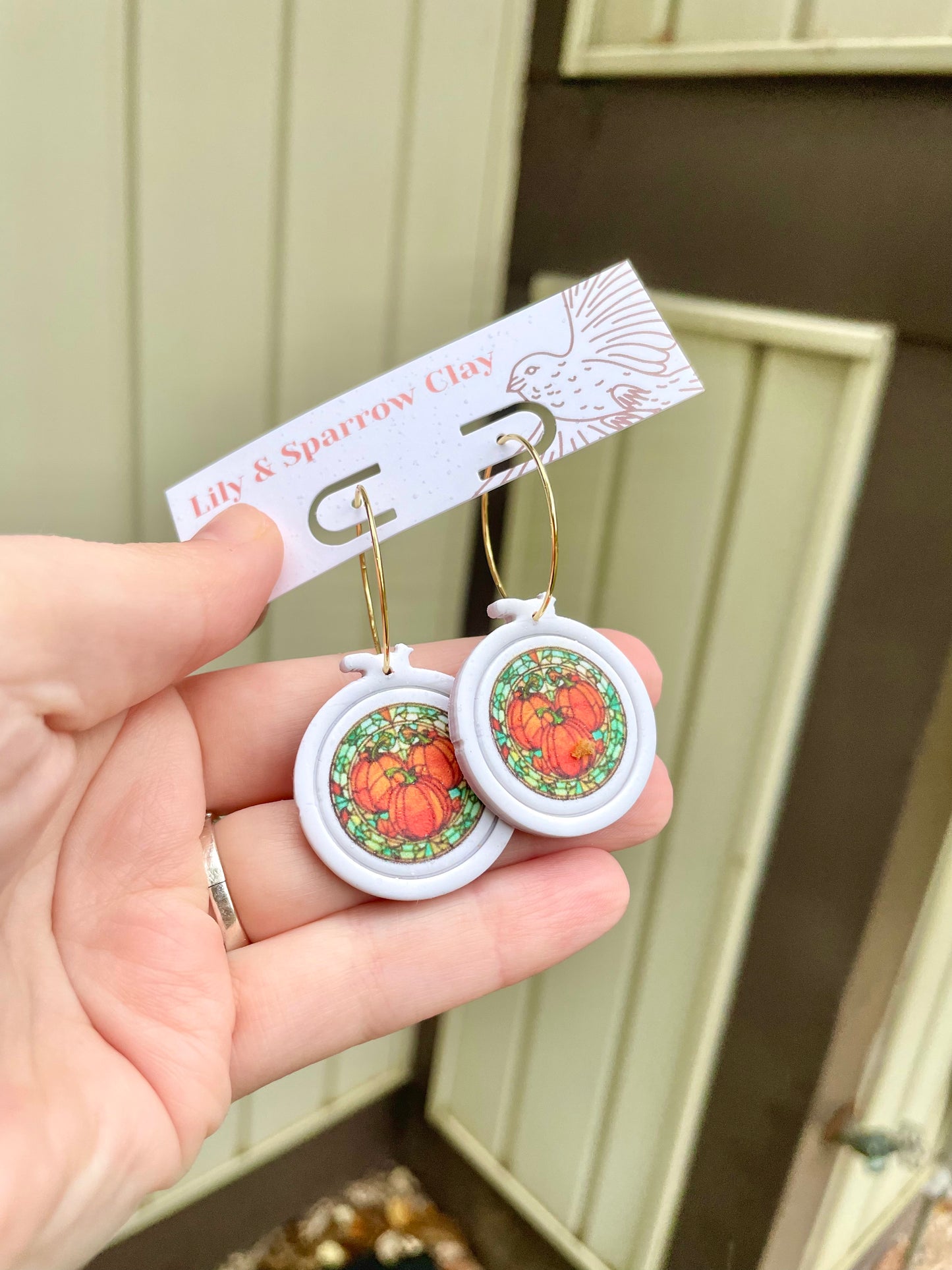 Fall Embroidery Hoops
