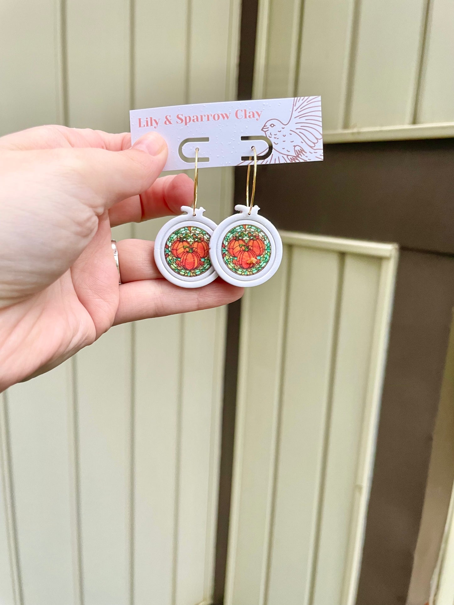 Fall Embroidery Hoops