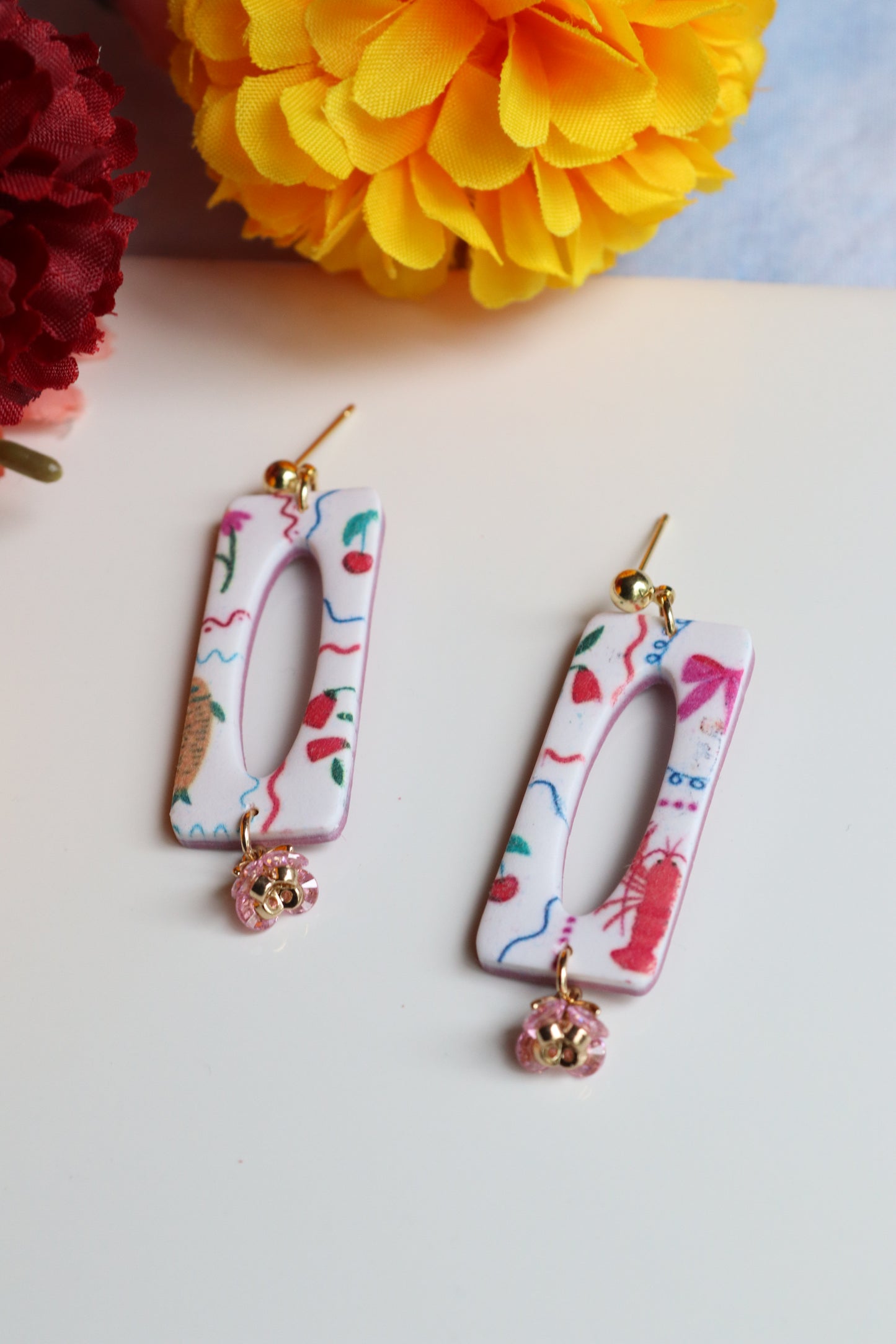 Amalfi Coast Oval Cutout Dangles