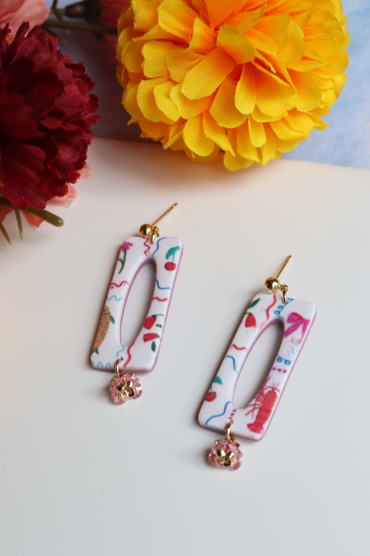 Amalfi Coast Oval Cutout Dangles