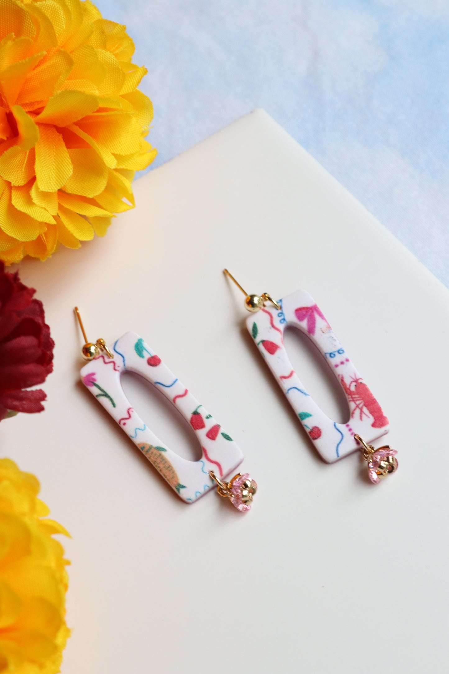 Amalfi Coast Oval Cutout Dangles