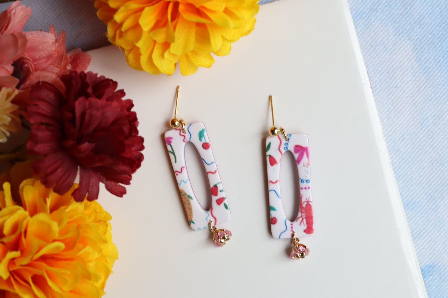 Amalfi Coast Oval Cutout Dangles