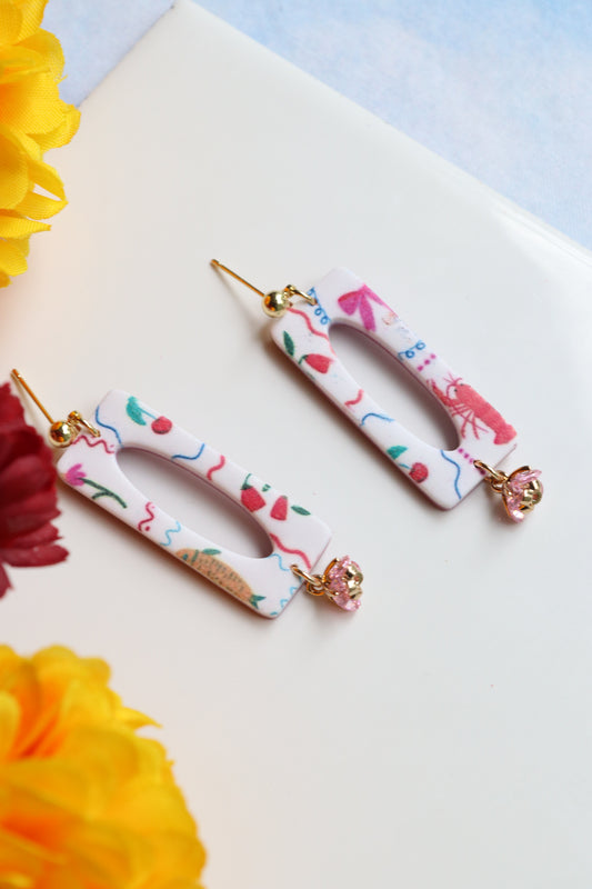 Amalfi Coast Oval Cutout Dangles