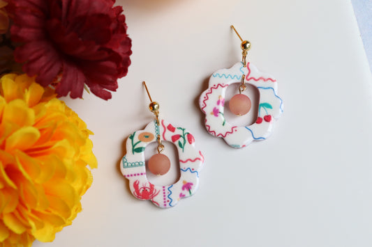 Amalfi Coast Scalloped Cutout Dangles