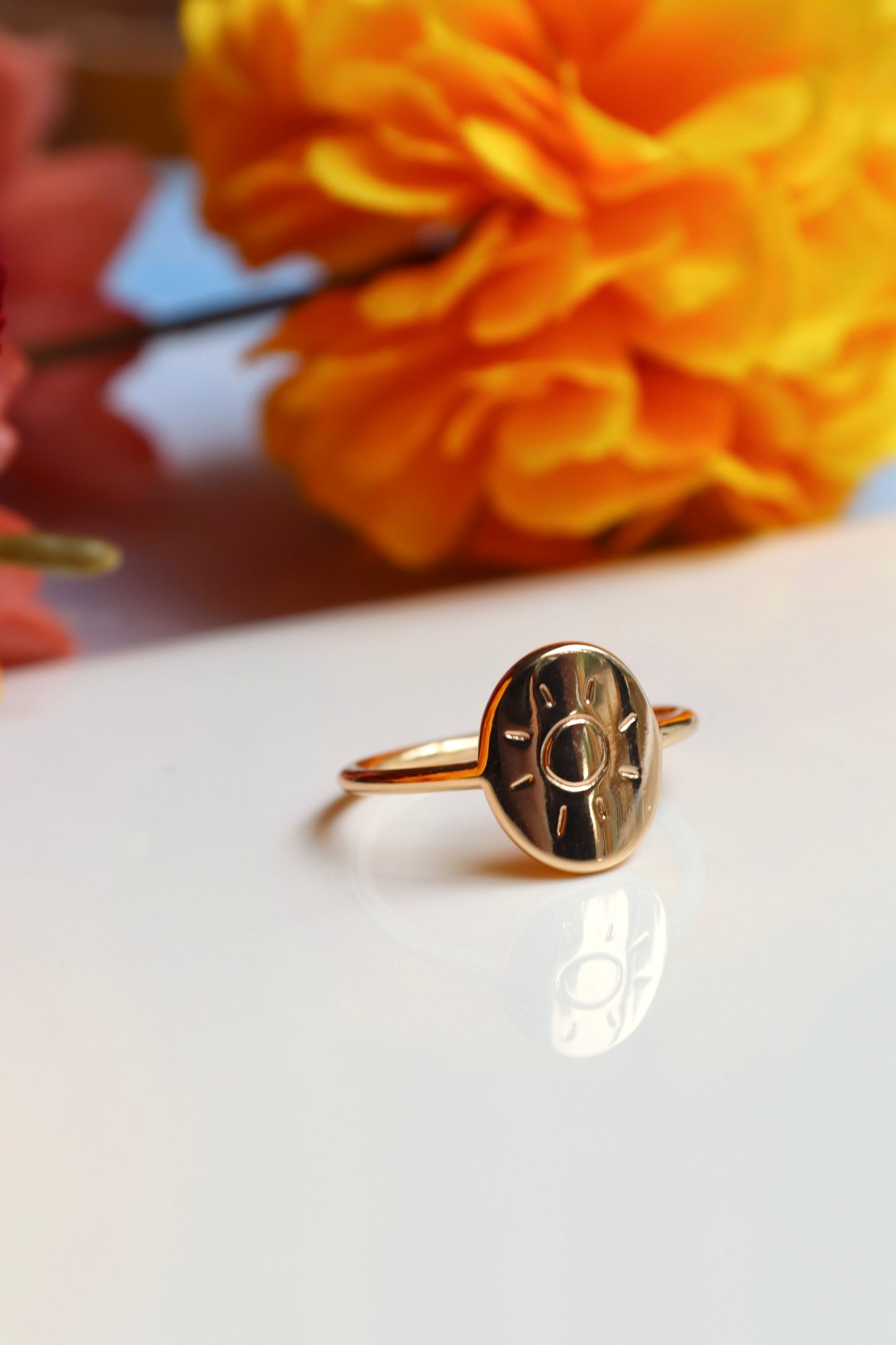 Sol Gold-Plated Ring
