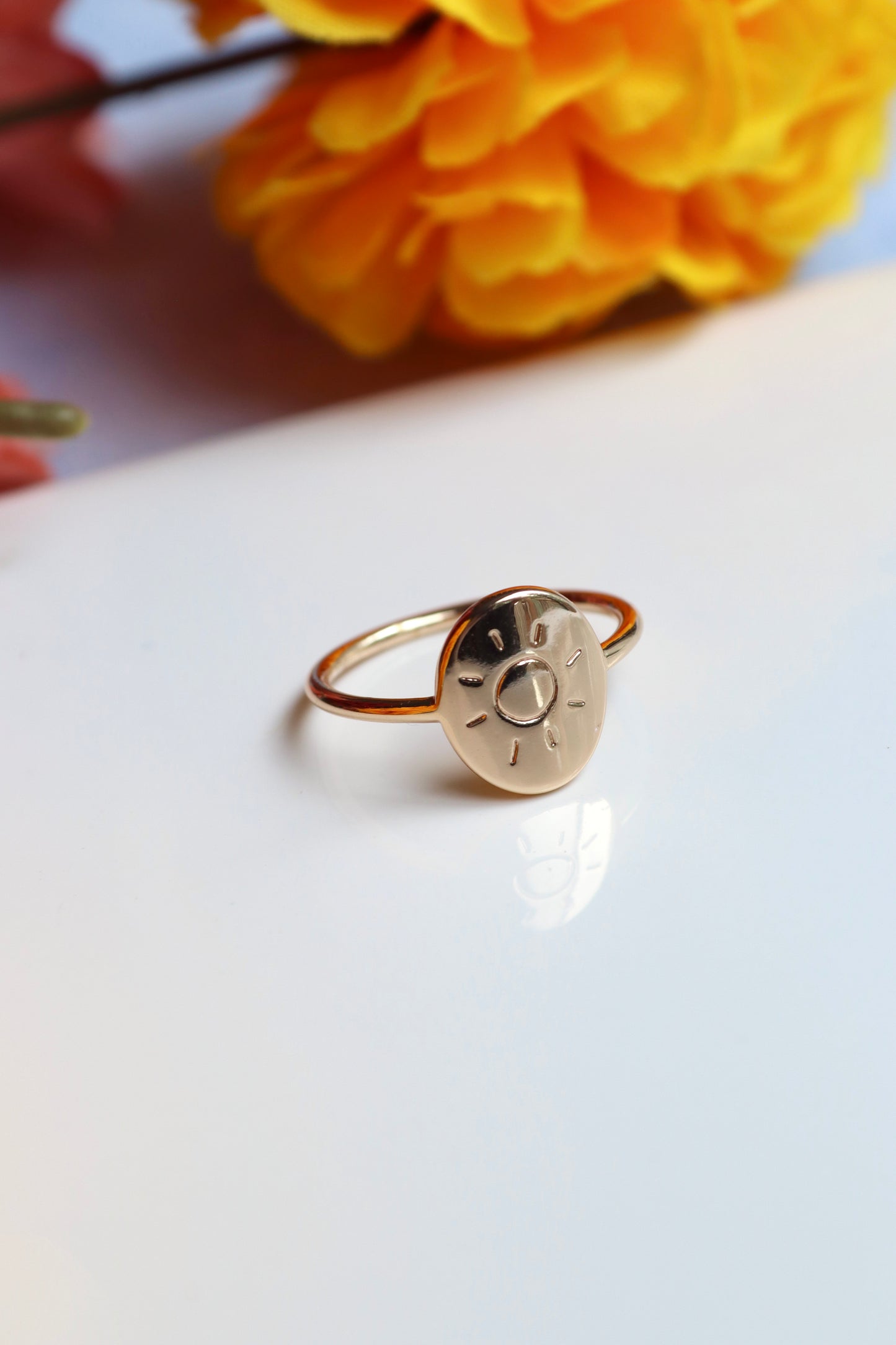 Sol Gold-Plated Ring