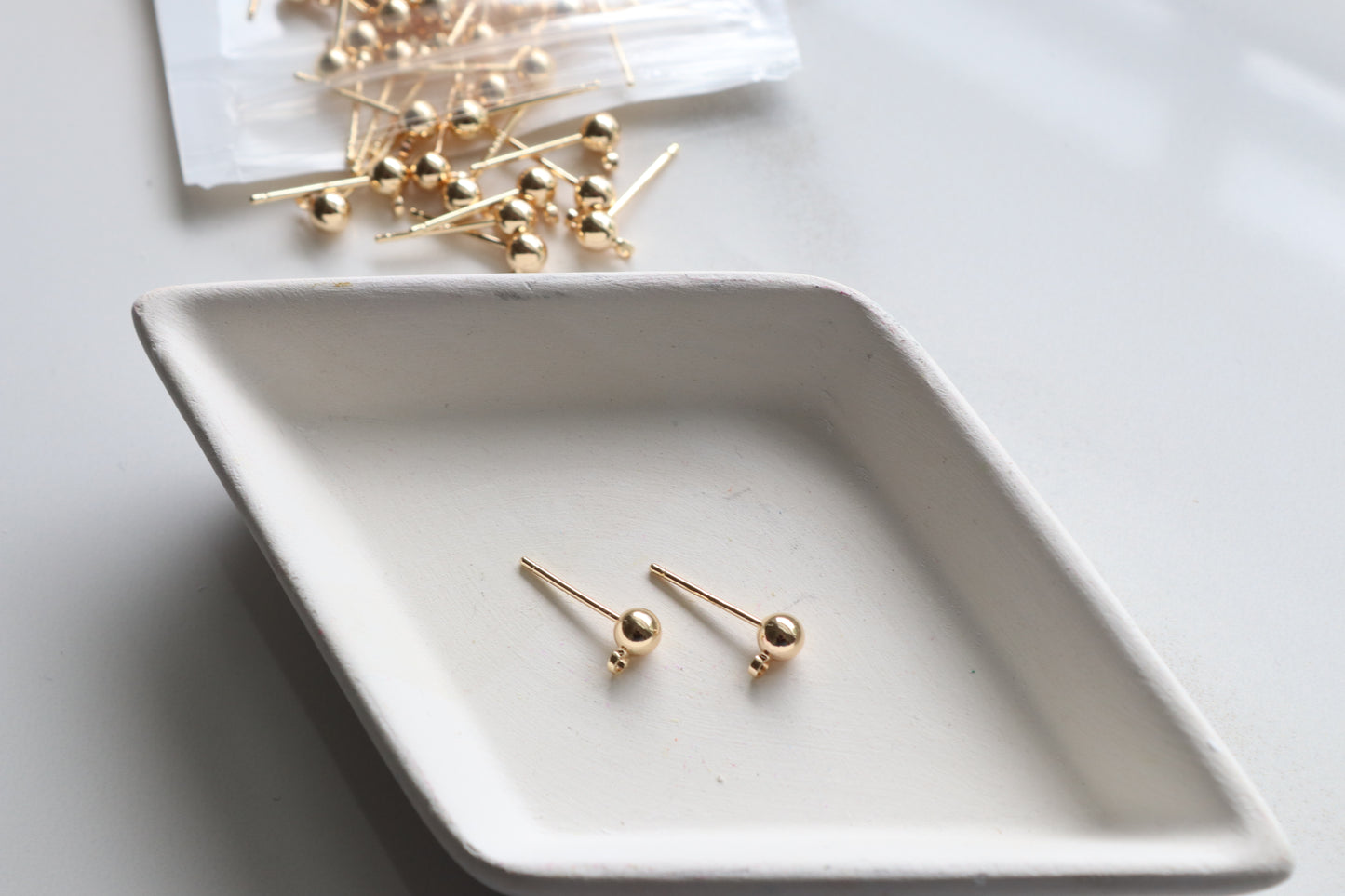 14k Gold-Filled Ball Studs