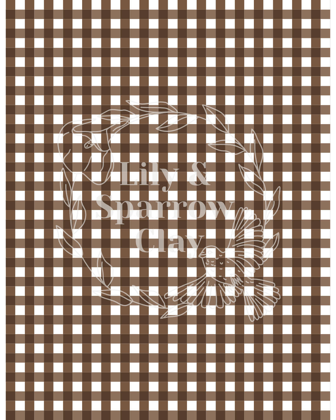 Gingham Transfer Paper (Multiple Colors)