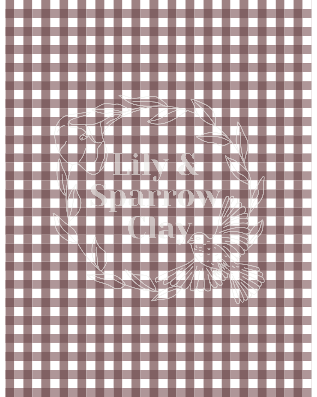 Gingham Transfer Paper (Multiple Colors)