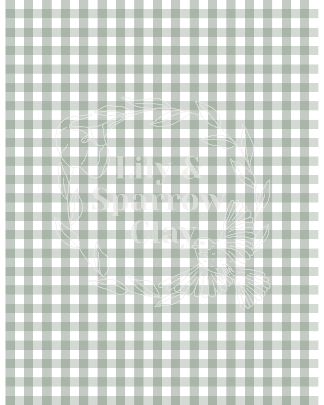 Gingham Transfer Paper (Multiple Colors)