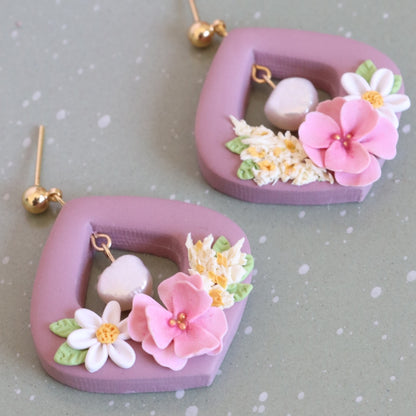 Astrid Floral Dangles