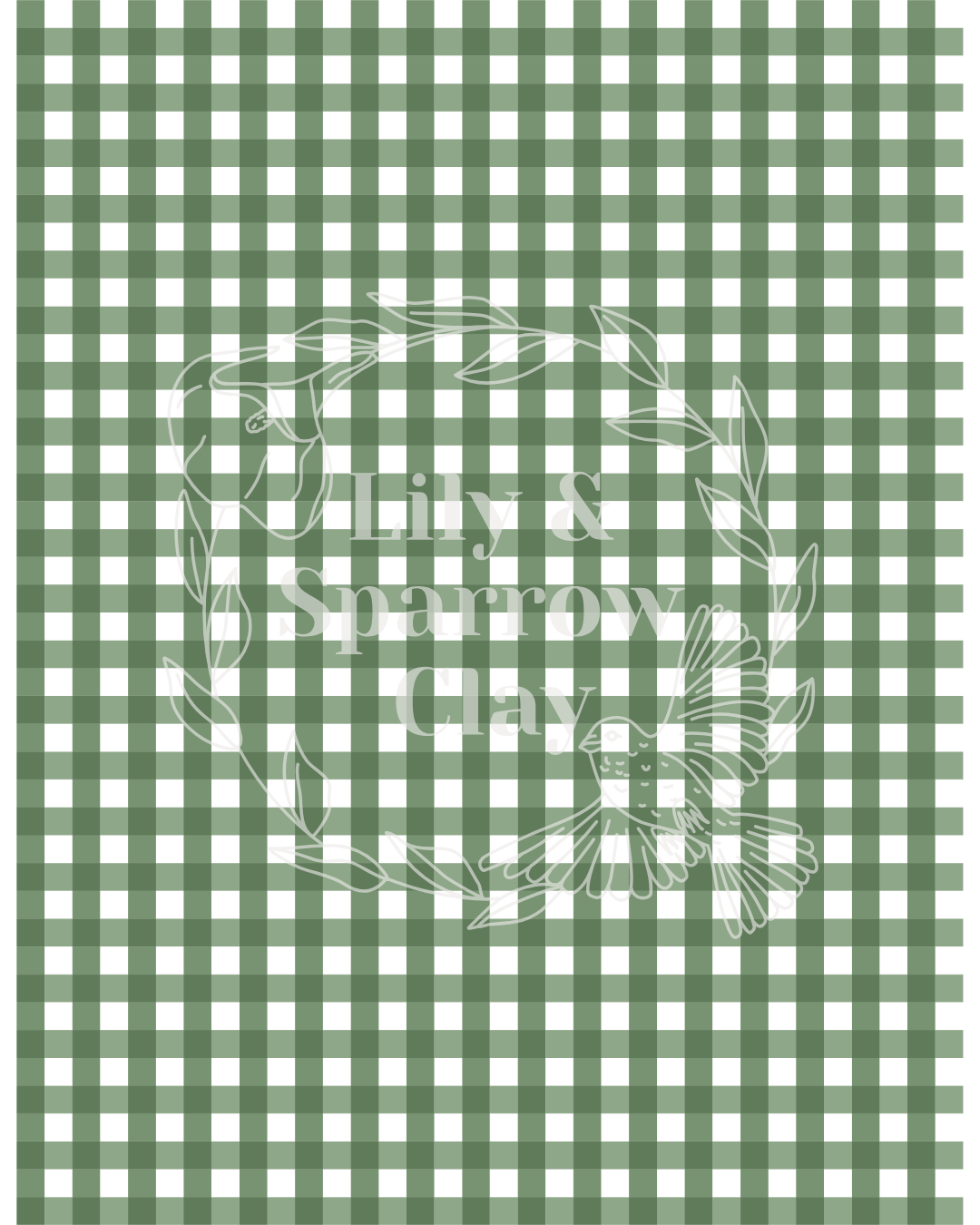 Gingham Transfer Paper (Multiple Colors)