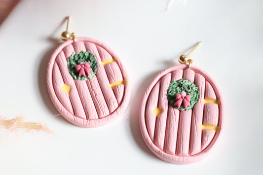 Pink Fairy Door Dangles