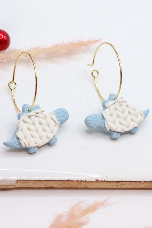 Cozy Stegosaurus Hoops