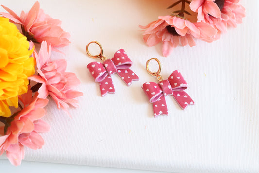 Valentine's Day Bow Dangles