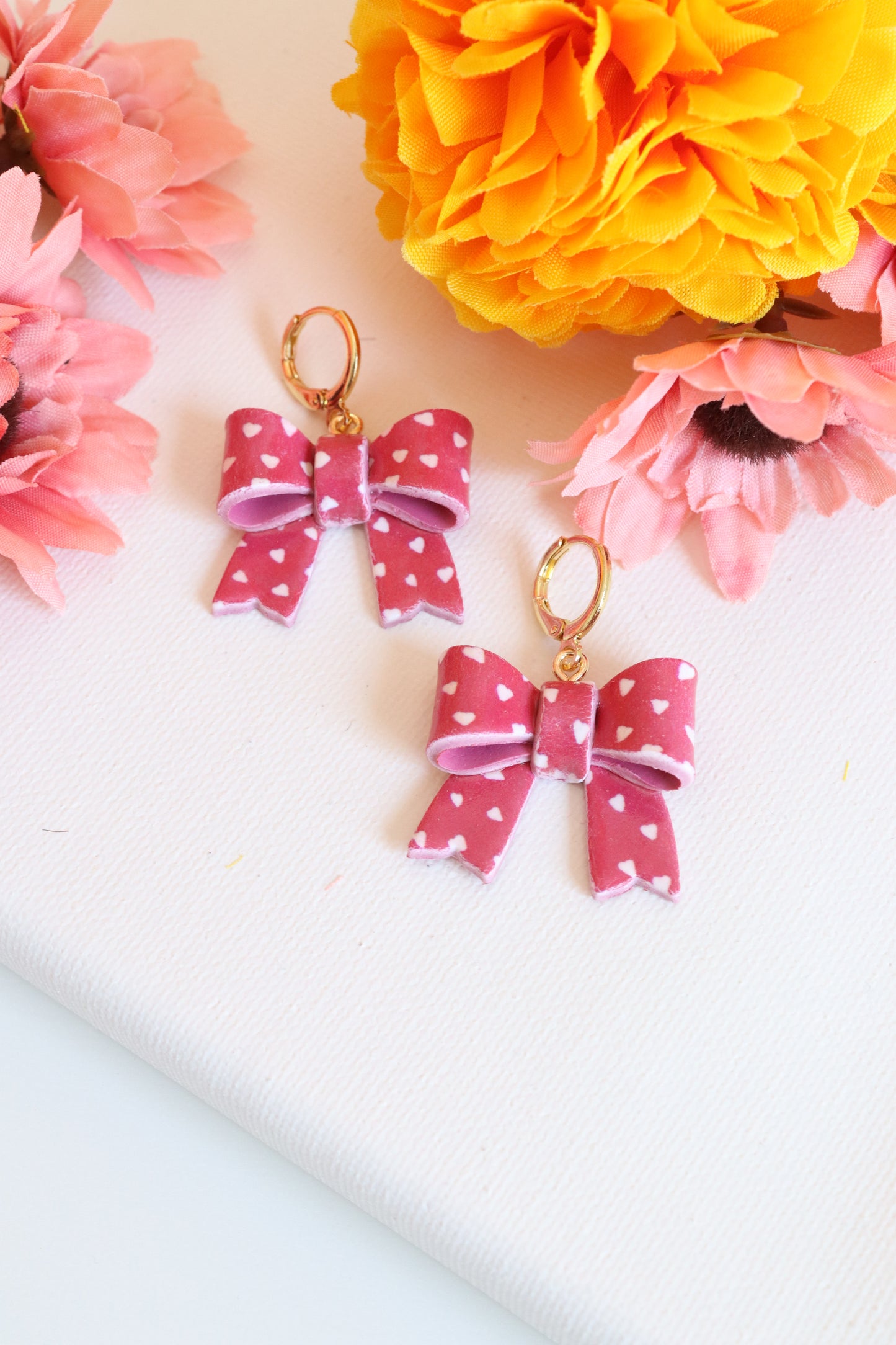 Valentine's Day Bow Dangles