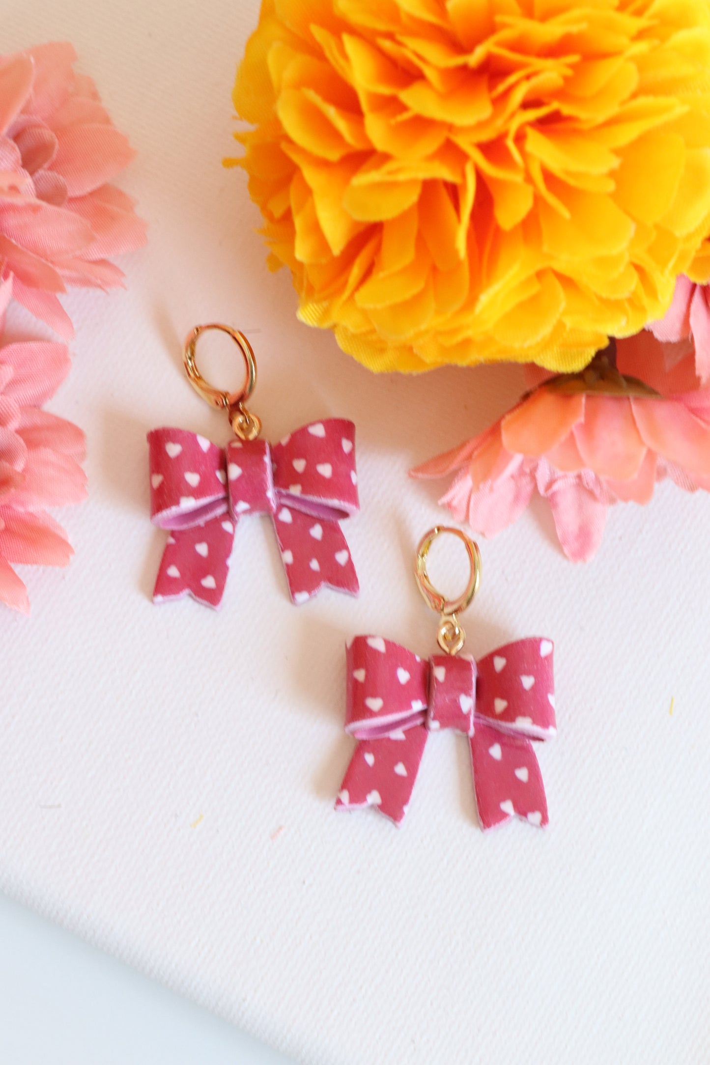 Valentine's Day Bow Dangles