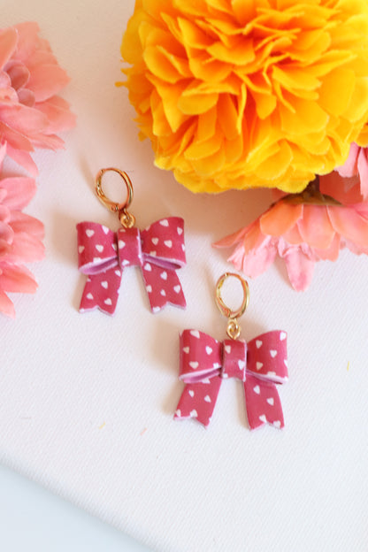 Valentine's Day Bow Dangles