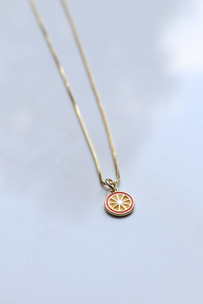 Orange Squeeze Gold-Filled Necklace