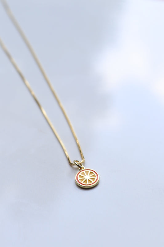Orange Squeeze Gold-Filled Necklace