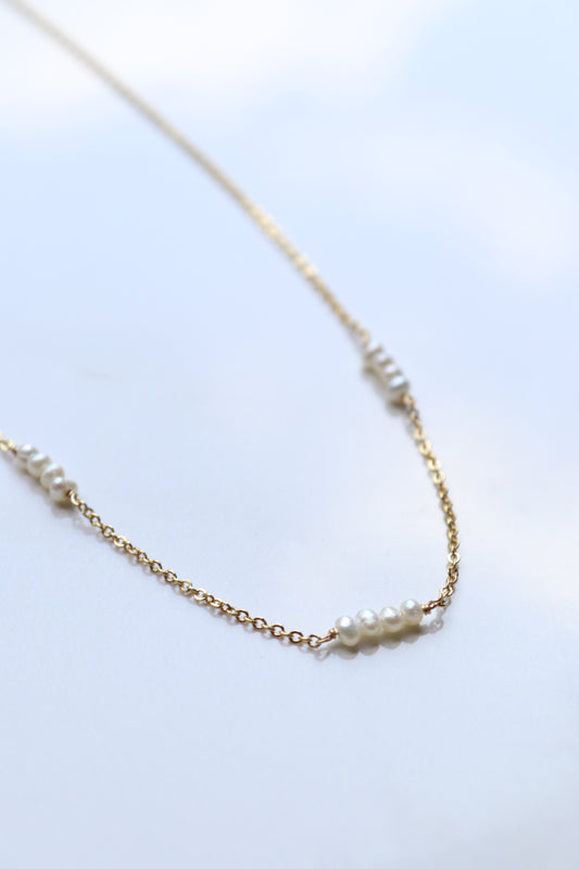 Amalfi Pearl Gold Vermeil Necklace
