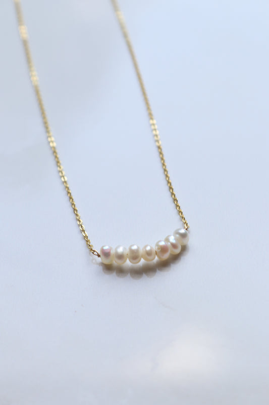Amalfi Pearl Gold Vermeil Necklace